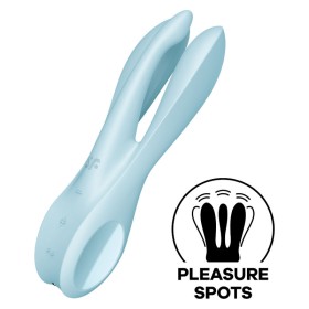 Satisfyer - Vibrateur Threesome 1 Bleu – Pour clitoris