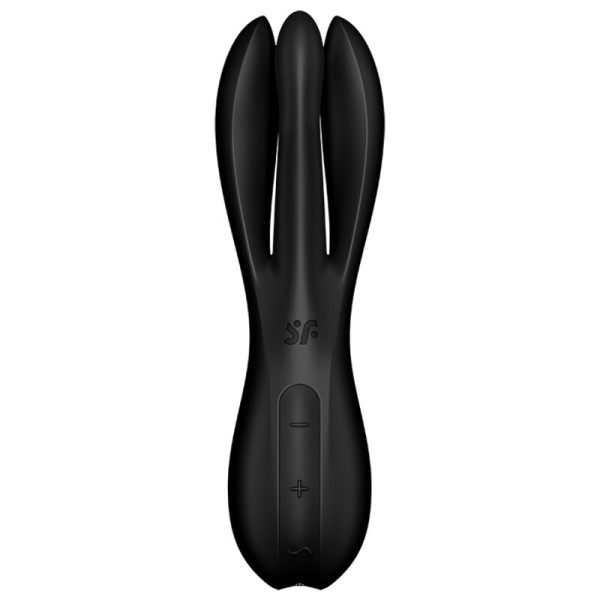 Satisfyer - Vibrador Threesome 2 Negro – Para clítoris