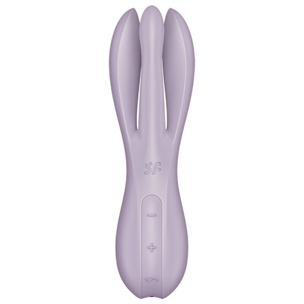 Satisfyer - Threesome 2 Vibrador Morado – Para clítoris
