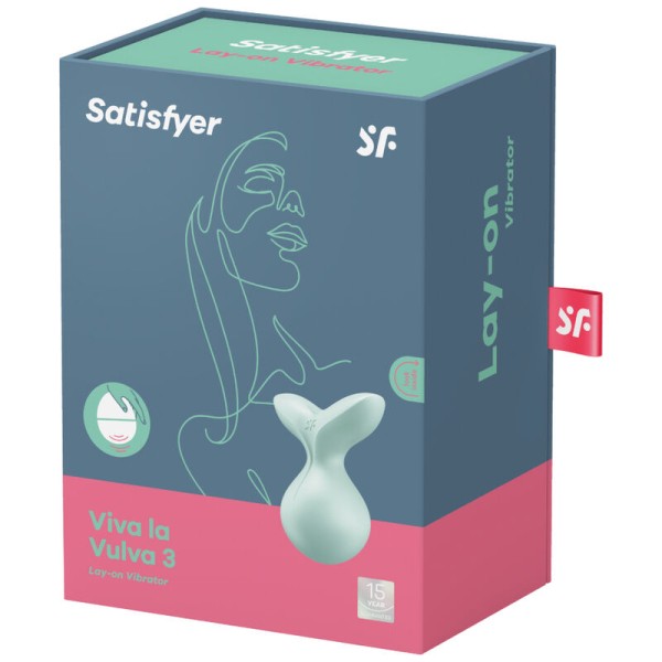Satisfyer - Poser Viva LA Vulva 3 Vibrador Verde
