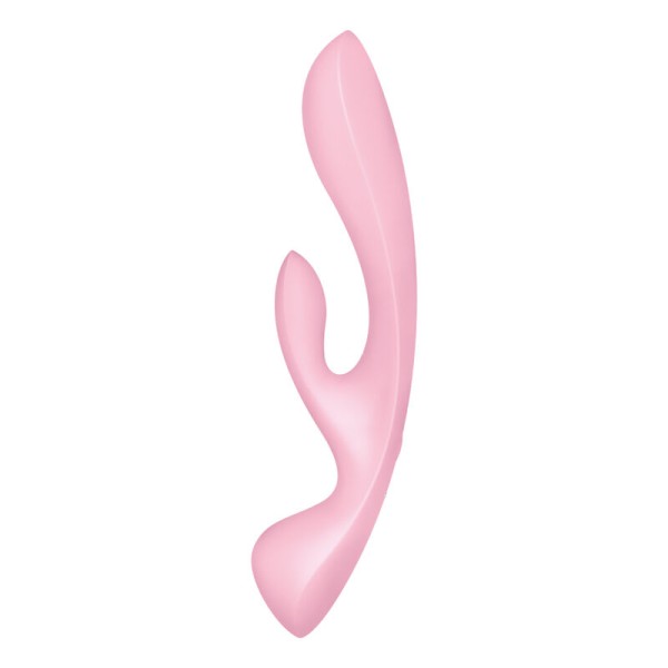 Satisfyer - Vibration Hybride Triple OH Rose