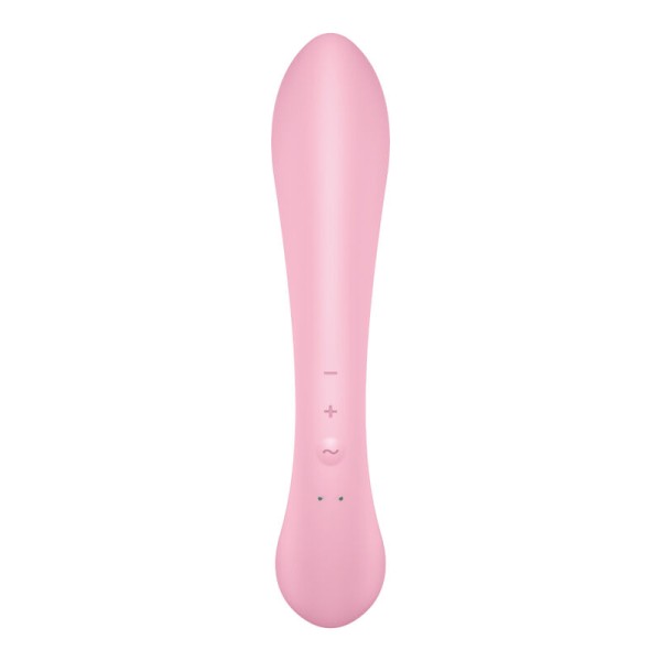 Satisfyer - Triple OH Hybrid Vibración Rosa