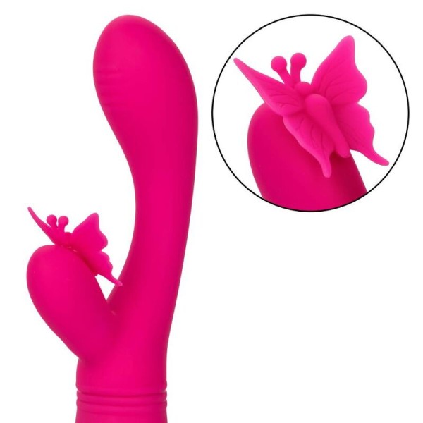Calexotics - Papillon Kiss Flutter Rose – Vibrateurs de lapin