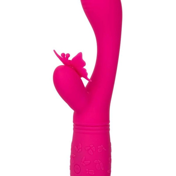 Calexotics - Papillon Kiss Flutter Rose – Vibrateurs de lapin