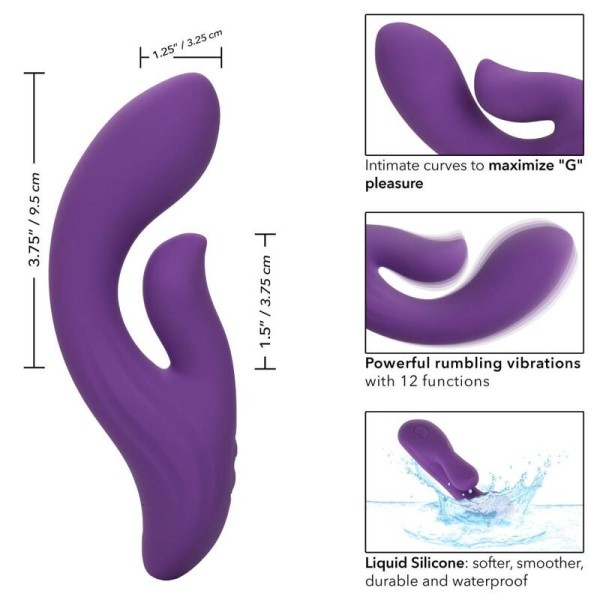 Calexotics - Stella Dual Pleaser Violet – Vibrateurs de lapin