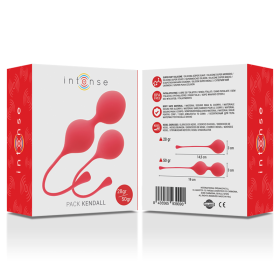 Intense - Pack Kendall Red Kegel Balls - Bolas de silicona