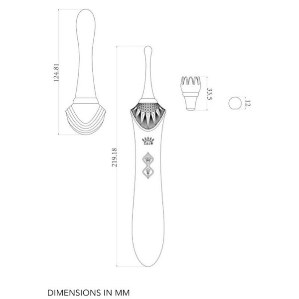 Zalo - Bess 2 Clitoral Massager Black – Pour clitoris