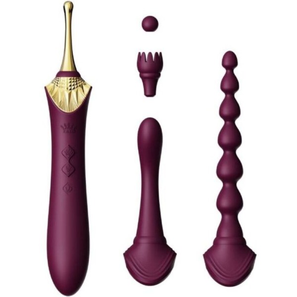 Zalo - Bess 2 Clitoral Massager Purple – Mini-vibrateurs