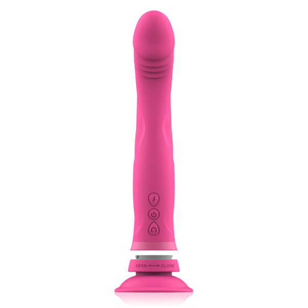 Intense - Gode Vibrateur EN Silicone Rose Michelangelo