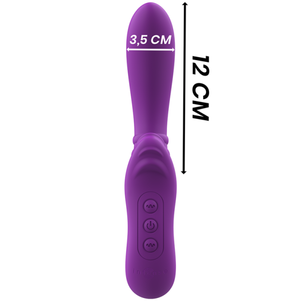 Intense - Vibrateur Flexible Harry Avec Langue Violet