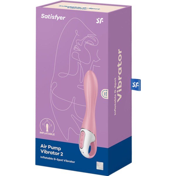Satisfyer - Vibrateur Pompe A AIR 2 Rose – Vibrateurs HI-TECH