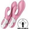 Satisfyer - Pompe AIR Bunny 2 Rose – Vibromasseurs Point G