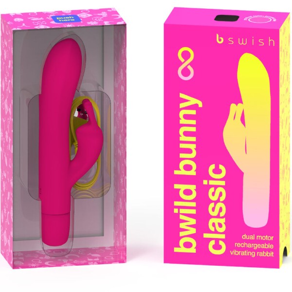 B Swish - Vibrateur Rechargeable Classique Bwild Bunny Infinit...