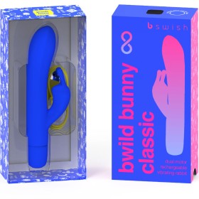 B Swish - Vibrador recarregável clássico Bwild Bunny Infinite...