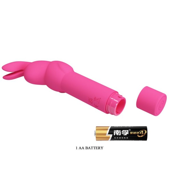 Pretty Love - Vibrateur EN Silicone Gerardo Fuschia Rabbit