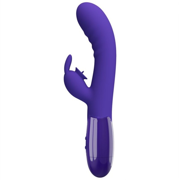 Pretty Love - Vibrador Cerberus Youth Conejo Morado
