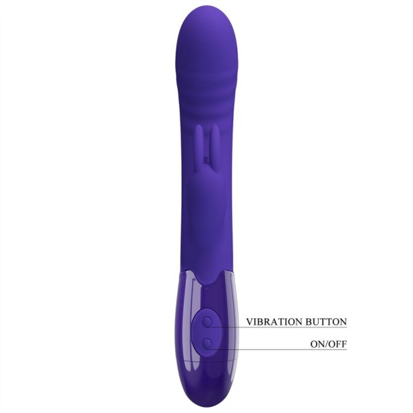 Pretty Love - Vibrador Cerberus Youth Conejo Morado