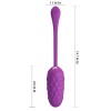 Pretty Love - Huevo Vibrador Recargable Textura Marina Morado