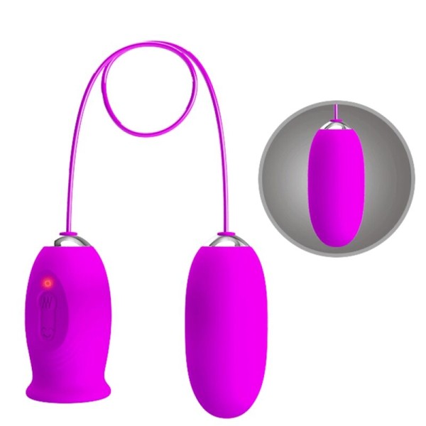 Pretty Love - Vibrateur Rechargeable Daisy Dual EGG Violet