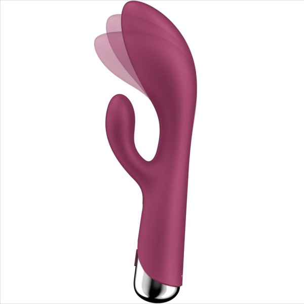 Satisfyer - Conejo Giratorio 1 Estimulación De Clítoris Y Puntos.