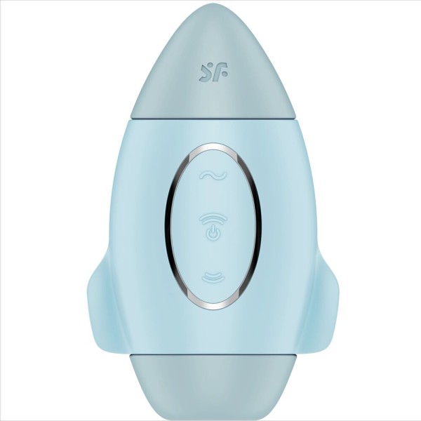 Satisfyer - Mission Control Bleu Petit Vibrateur Double Impulsion