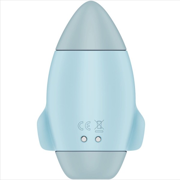 Satisfyer - Vibrador Pequeno Pulso Duplo Azul Mission Control