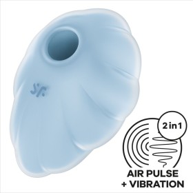 Satisfyer - Vibrador de Pulso Cloud Dancer Azul AIR