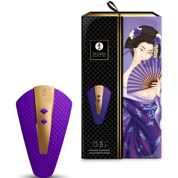 Shunga - Masajeador Íntimo OBI Morado