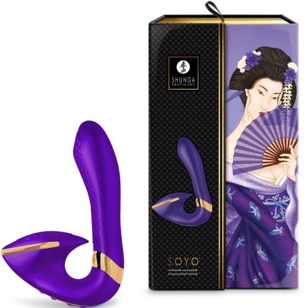 Shunga - Masajeador Íntimo Soyo Morado - Vibradores Punto G