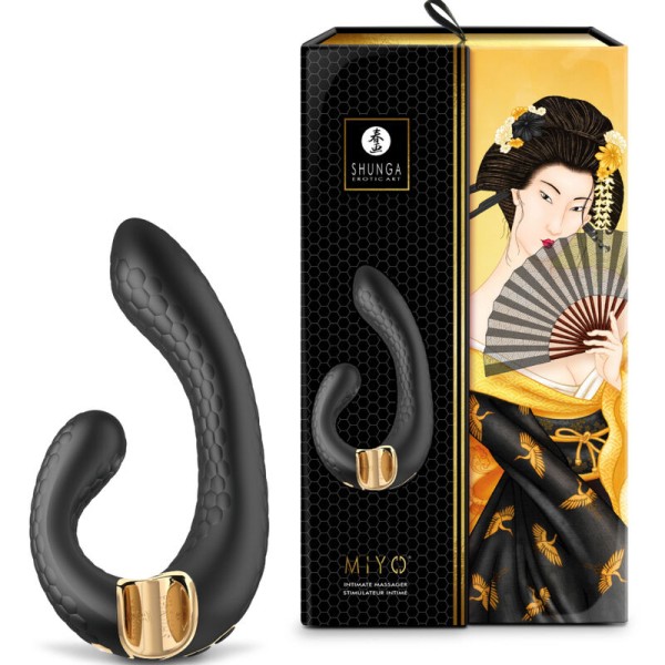 Shunga - Masseur Intime Miyo Noir – Vibromasseurs Point G