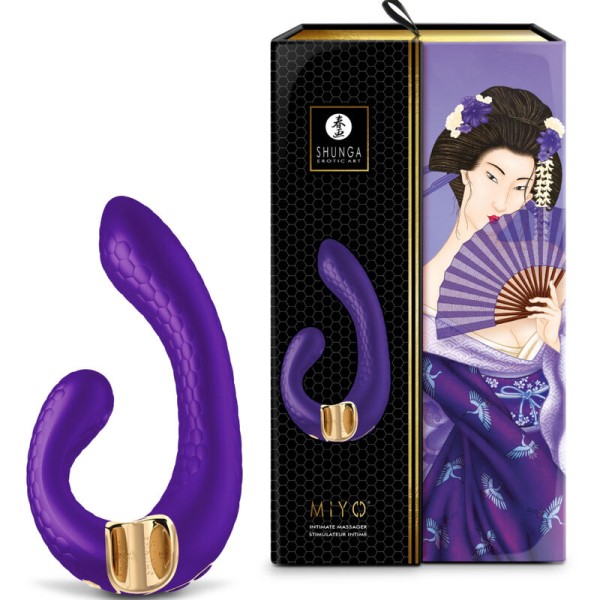 Shunga - Massageador Íntimo Miyo Violet – Vibradores de Ponto G