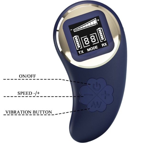 Pretty Love - Télécommande Oeuf Vibrant Mina Bleu