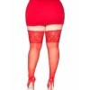 LEG AVENUE - STAY UPS SHEER CUISSE HAUT GRANDE TAILLE LEG AVENUE HOSIERY