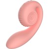 Snail Vibe - Gizi Doble Estimulador Rosa - Vibradores Conejo