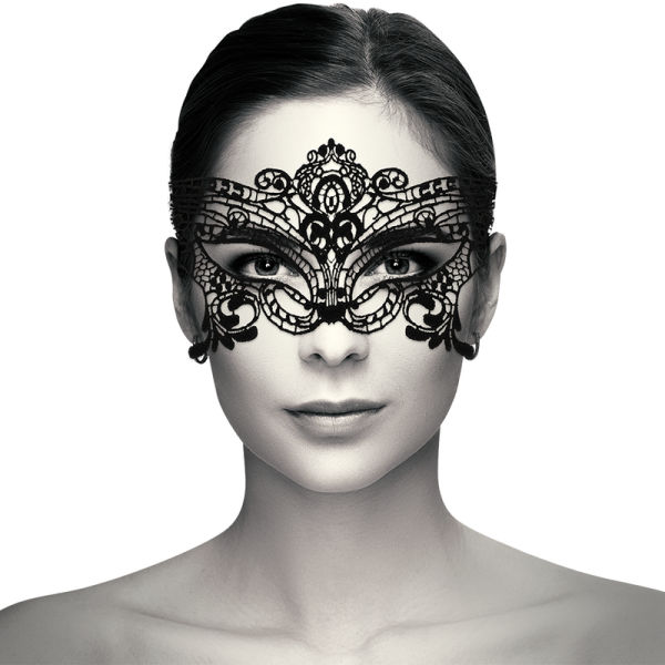 COQUETTE CHIC DESIRE - MASQUE LARGE EN DENTELLE NOIRE COQUETTE ACCESSORIES