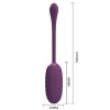 Pretty Love - Huevo Vibrador Recargable Casper Morado