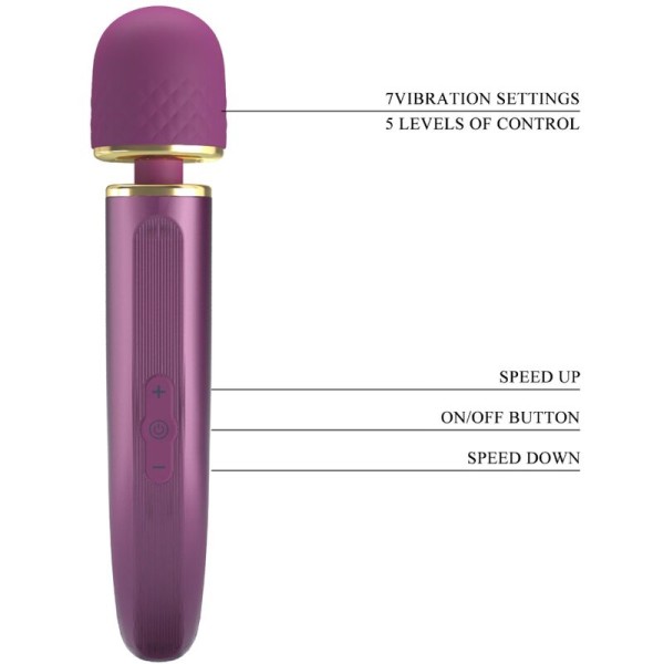 Pretty Love - Masseur 7 Modes DE Vibration Violet