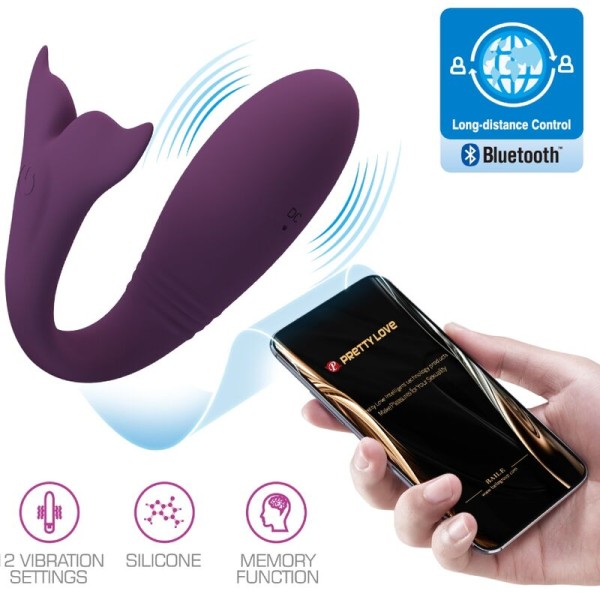 Pretty Love - Jayleen Vibrador APP Control Remoto Morado