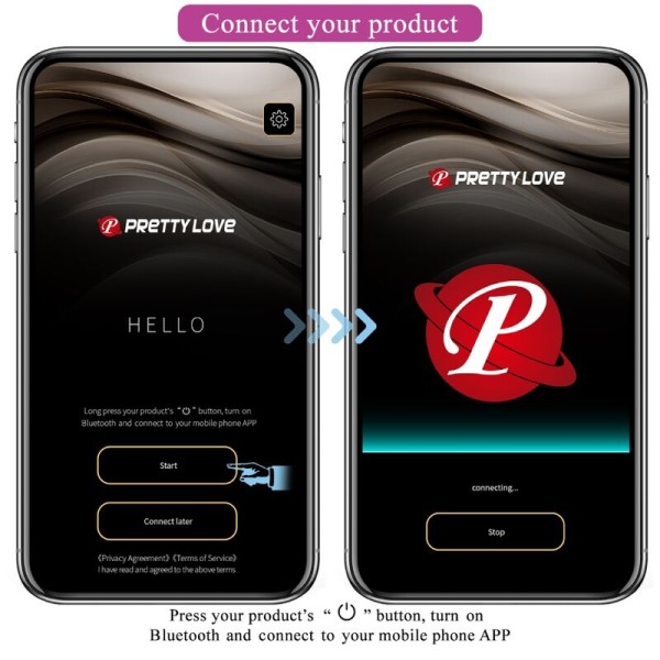 Pretty Love - Jayleen Vibrador APP Control Remoto Morado