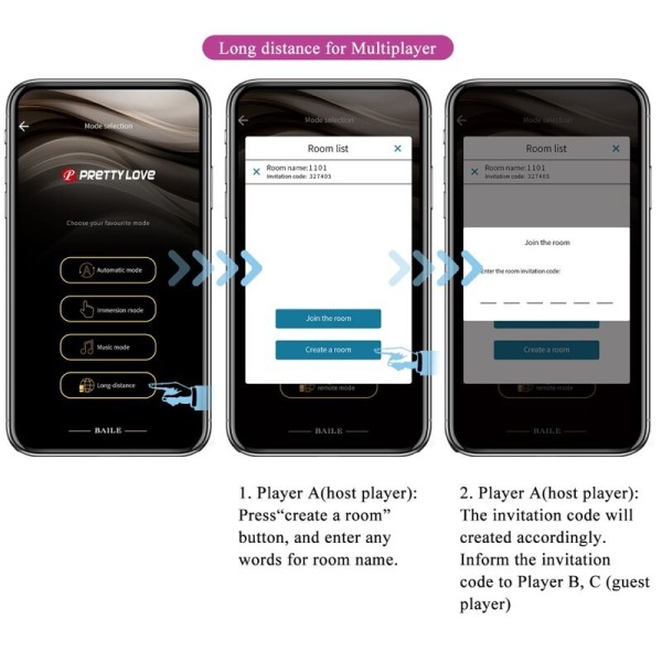 Pretty Love - Télécommande Jayleen Vibrator APP Violet