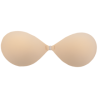 BYE-BRA - SUJETADOR INVISIBLE COPA D BEIGE BRA - BRAZOS - Sujetad