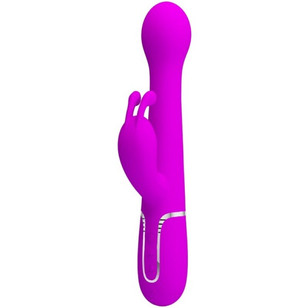 Pretty Love - Vibrateur Dejon Rabbit 3 EN 1 Multifonction Violet