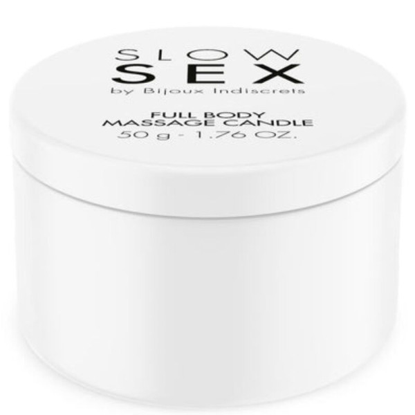 Bougie de Massage Corps 50g SLOW SEX - Qualité Premium, Livraison Discrète