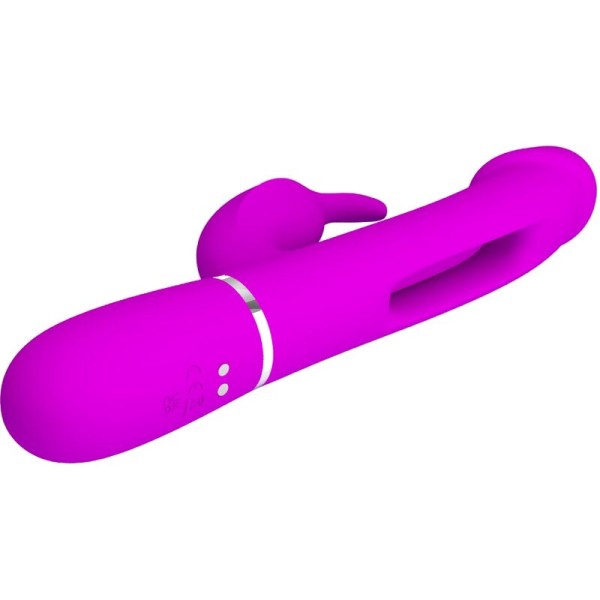 Pretty Love - Vibrateur Dejon Rabbit 3 EN 1 Multifonction Fucsia