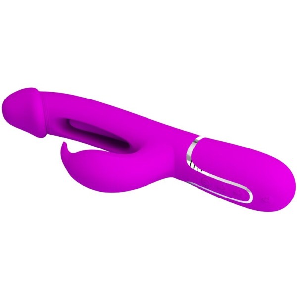 Pretty Love - Vibrateur Dejon Rabbit 3 EN 1 Multifonction Fucsia