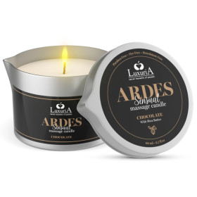 Bougie de Massage Chocolat INTIMATELINE LUXURIA - Livraison Discrète & Qualité Premium