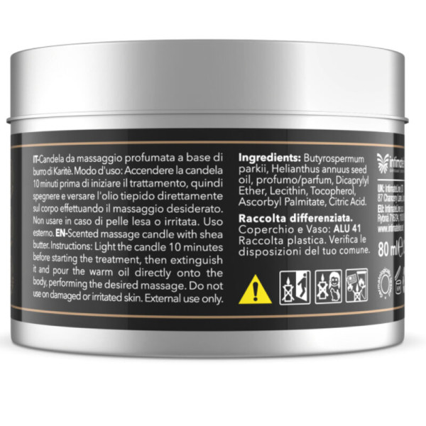 Bougie de Massage Chocolat INTIMATELINE LUXURIA - Livraison Discrète & Qualité Premium