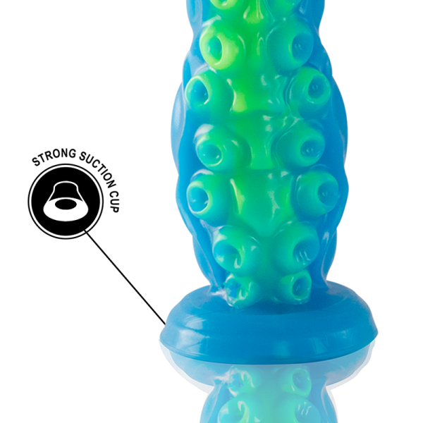 EPIC - SCYLLA TAMANHO GRANDE FLUORESCENTE FINO TENTÁCULO DILDO EPIC