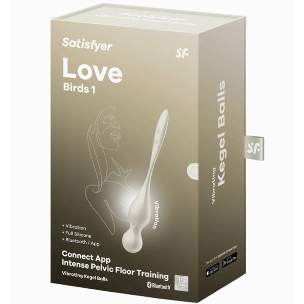 Satisfyer - Bolas Kegel Vibradoras White Love Birds