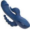 Calexotics - Vibrador Triplo Orgasmo Azul - Vibradores Coelho